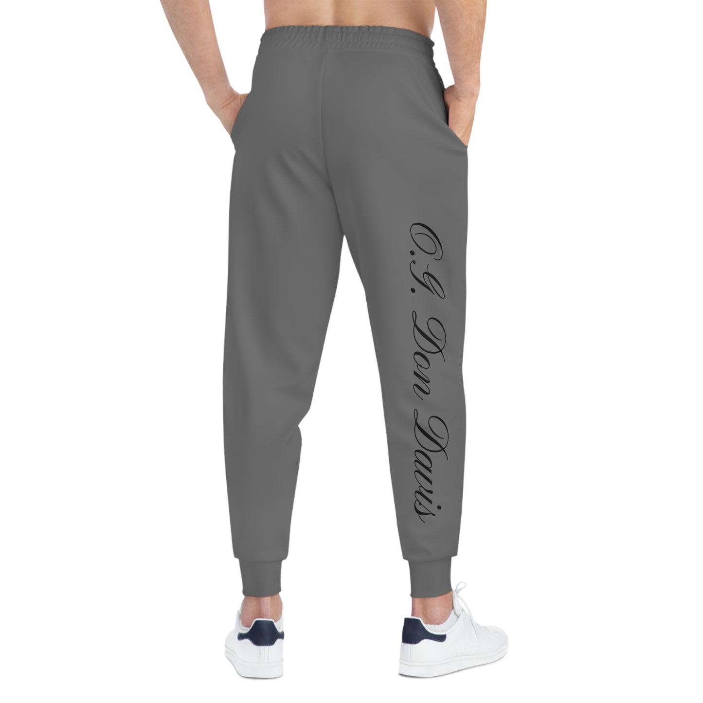 OG Don Davis Crown Logo Joggers — Athletic Sweatpants with 'Legendary Lifestyle' Graphic