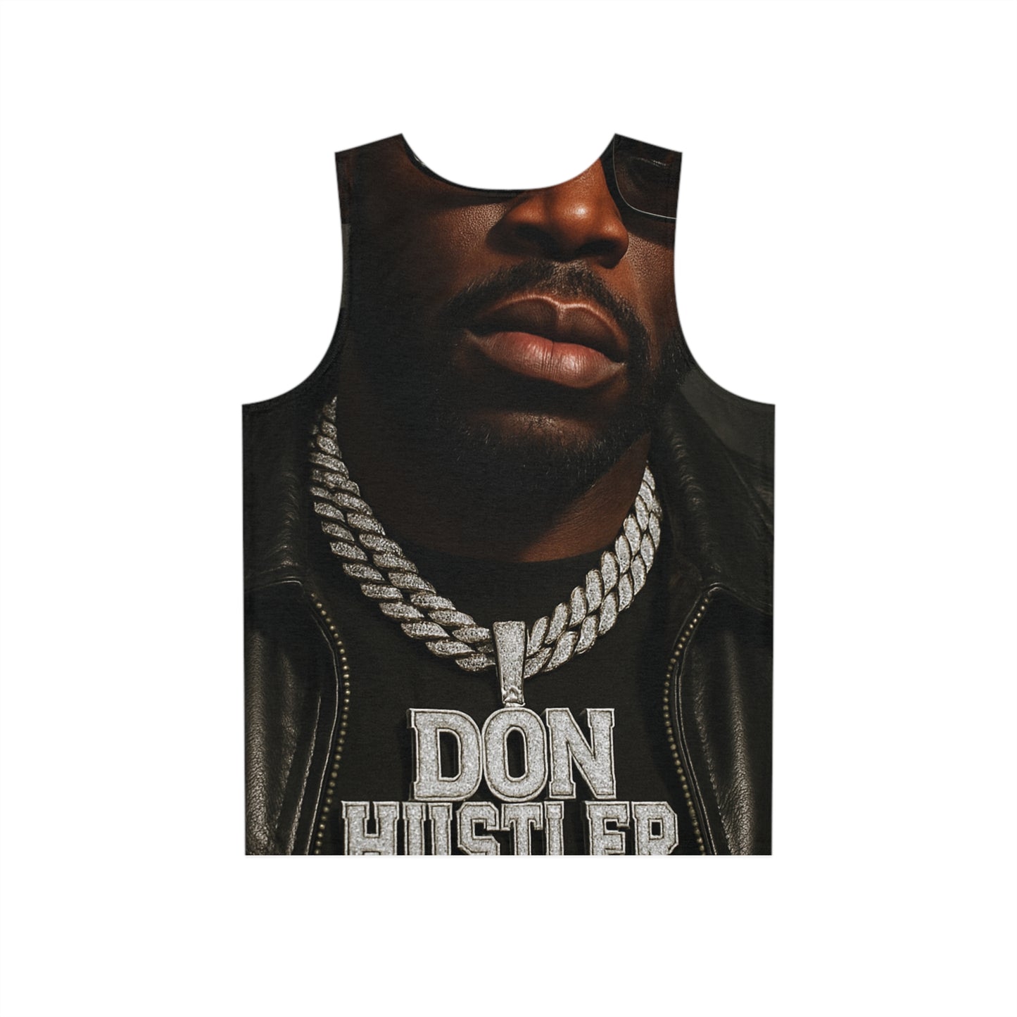 Don Hustler Men's Tank Top, Cool Graphic Tank, Summer Fashion, Festival Wear, Gift for Him, Street Style Outfit