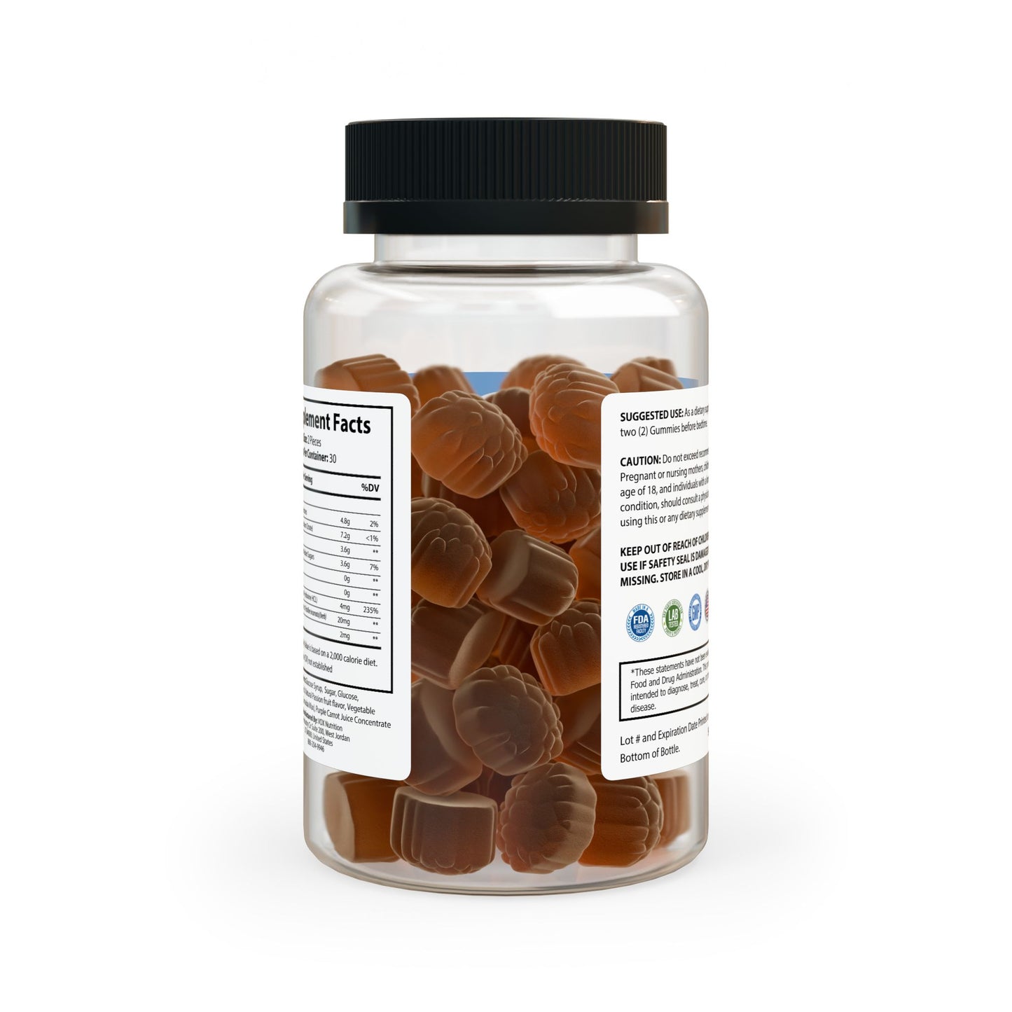 Don Hustler Sleep Well Gummies (60 Gummies)