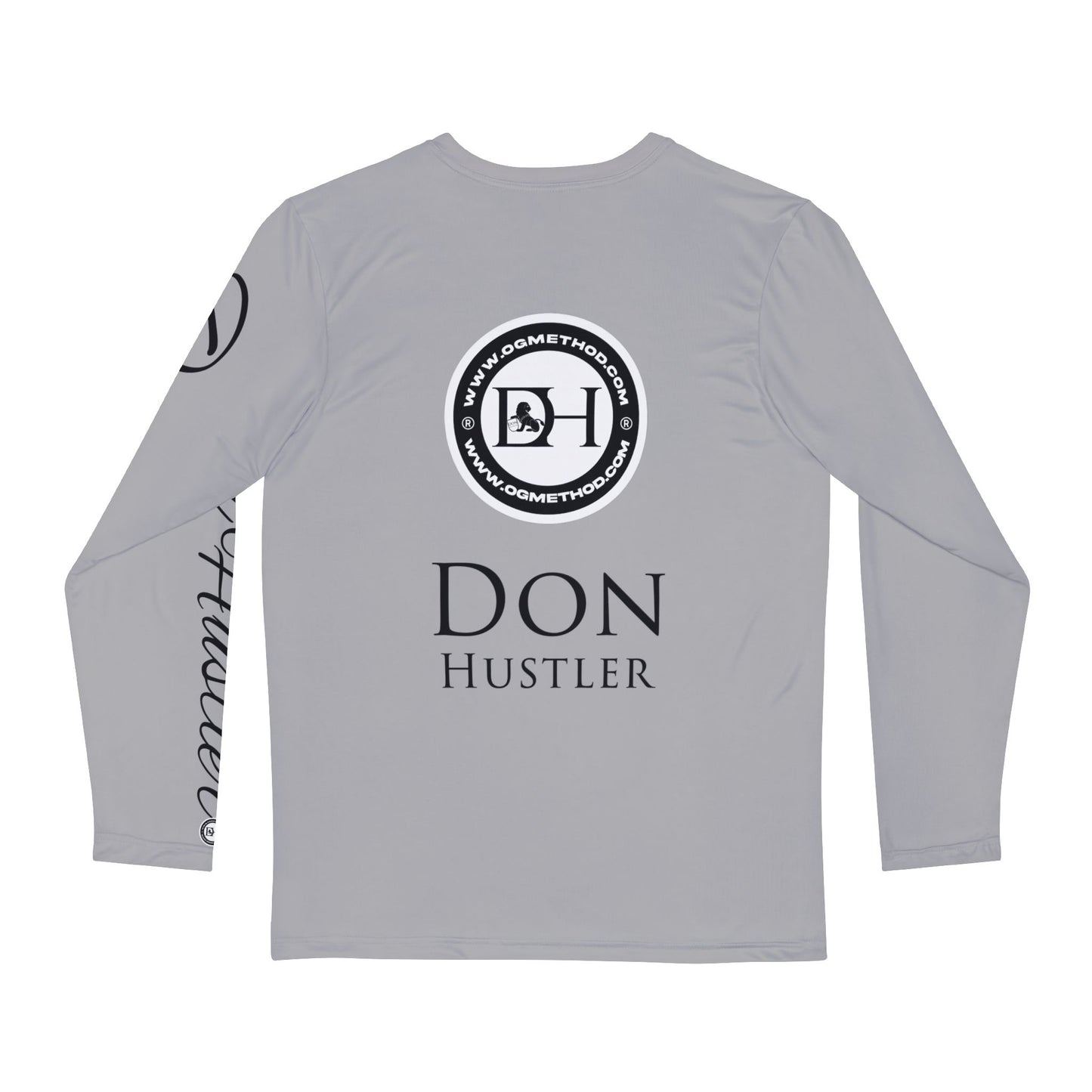Don Hustler Men's Long Sleeve Boulder Mt Tee with Montana Scene - Urban Fashion, Outdoor Style, Casual Wear, Gift for Him, Travel Enthusiast