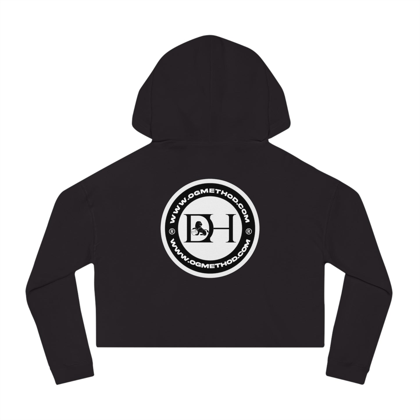 Don Hustler Cropped Hooded Sweatshirt - Comfortable Streetwear, Fashionable Gift for Her, Casual Chic Outfit,