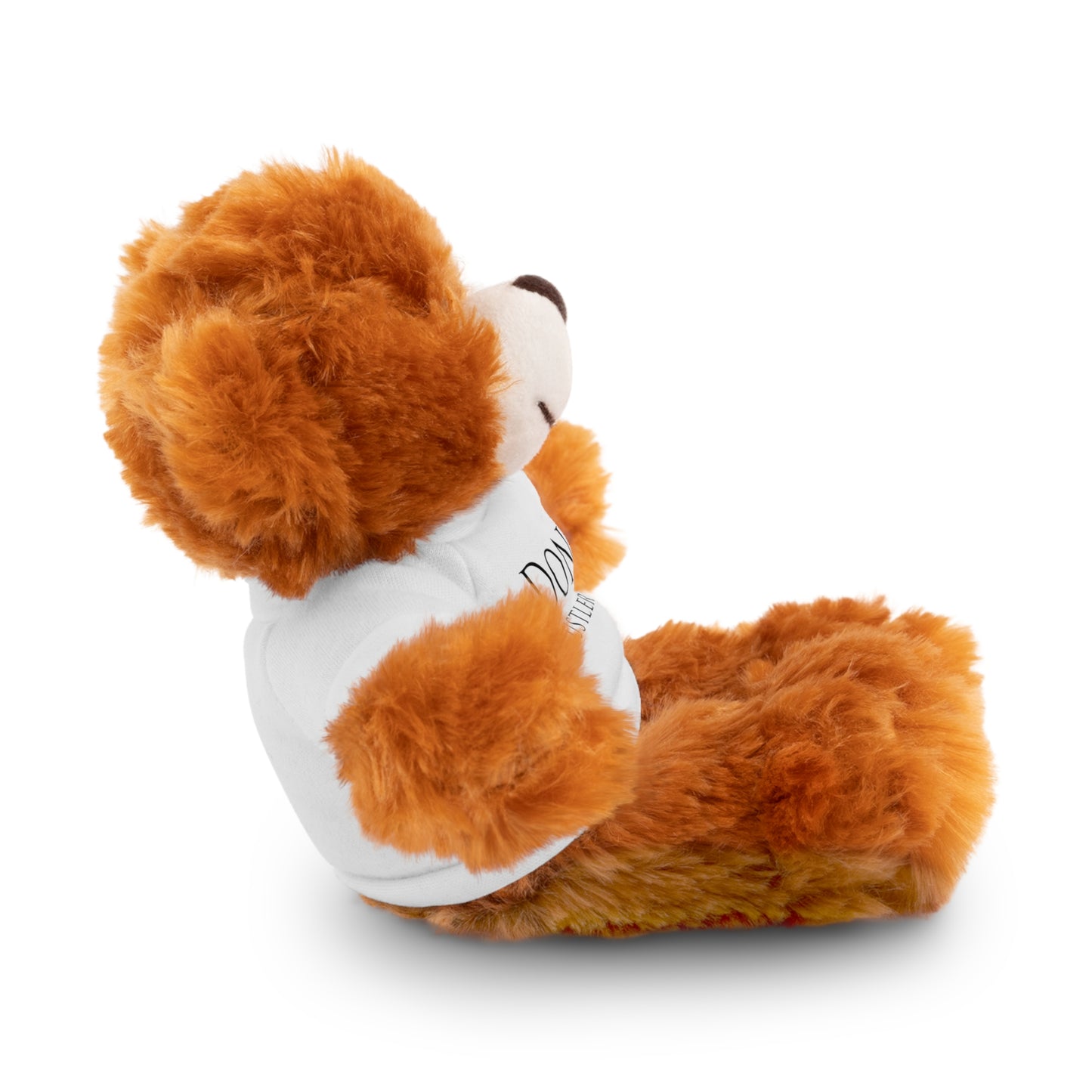 Don Hustler Stuffed Animal with Tee, Custom Teddy Bear Gift, Cute Plush Toy for Kids, Unique Birthday Present, Huggable Keepsake