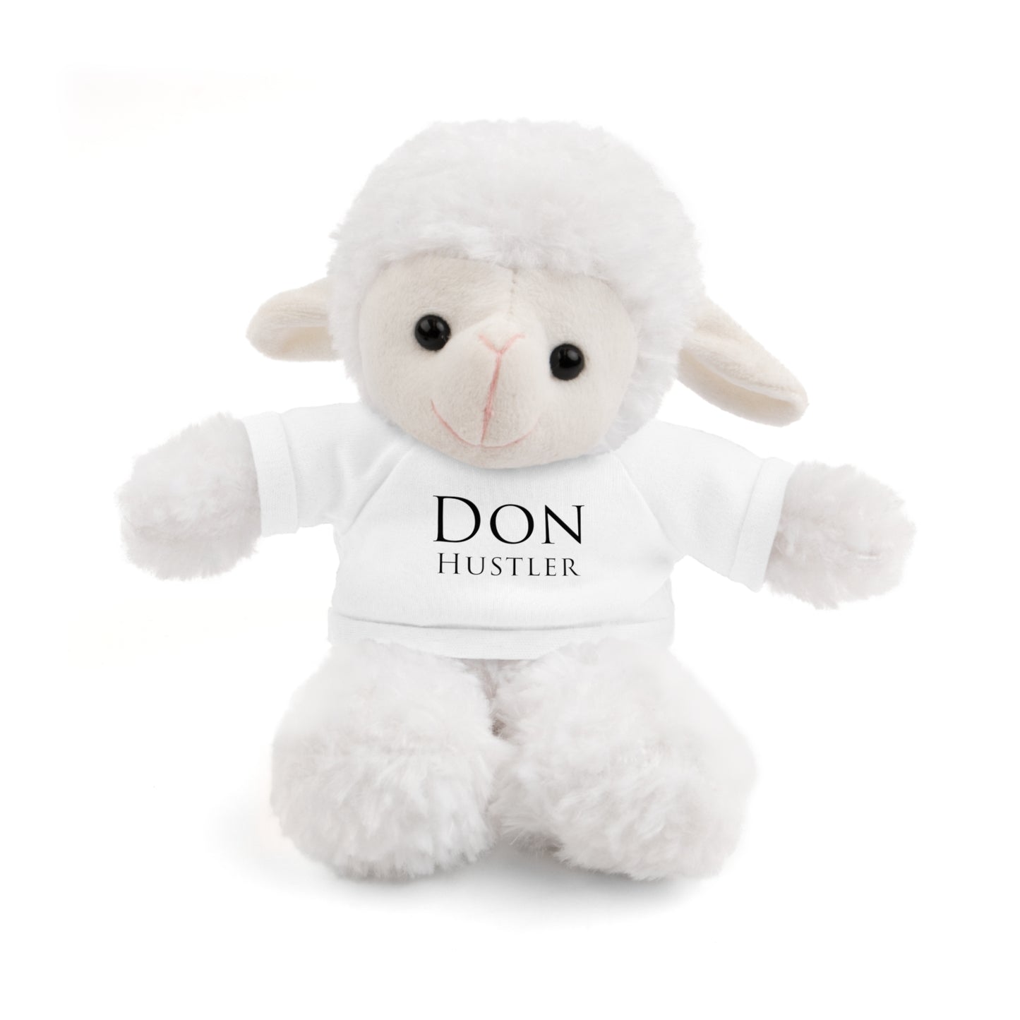 Don Hustler Stuffed Animal with Tee, Custom Teddy Bear Gift, Cute Plush Toy for Kids, Unique Birthday Present, Huggable Keepsake