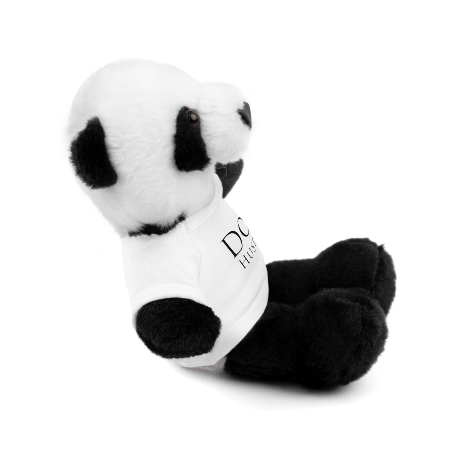 Don Hustler Stuffed Animal with Tee, Custom Teddy Bear Gift, Cute Plush Toy for Kids, Unique Birthday Present, Huggable Keepsake