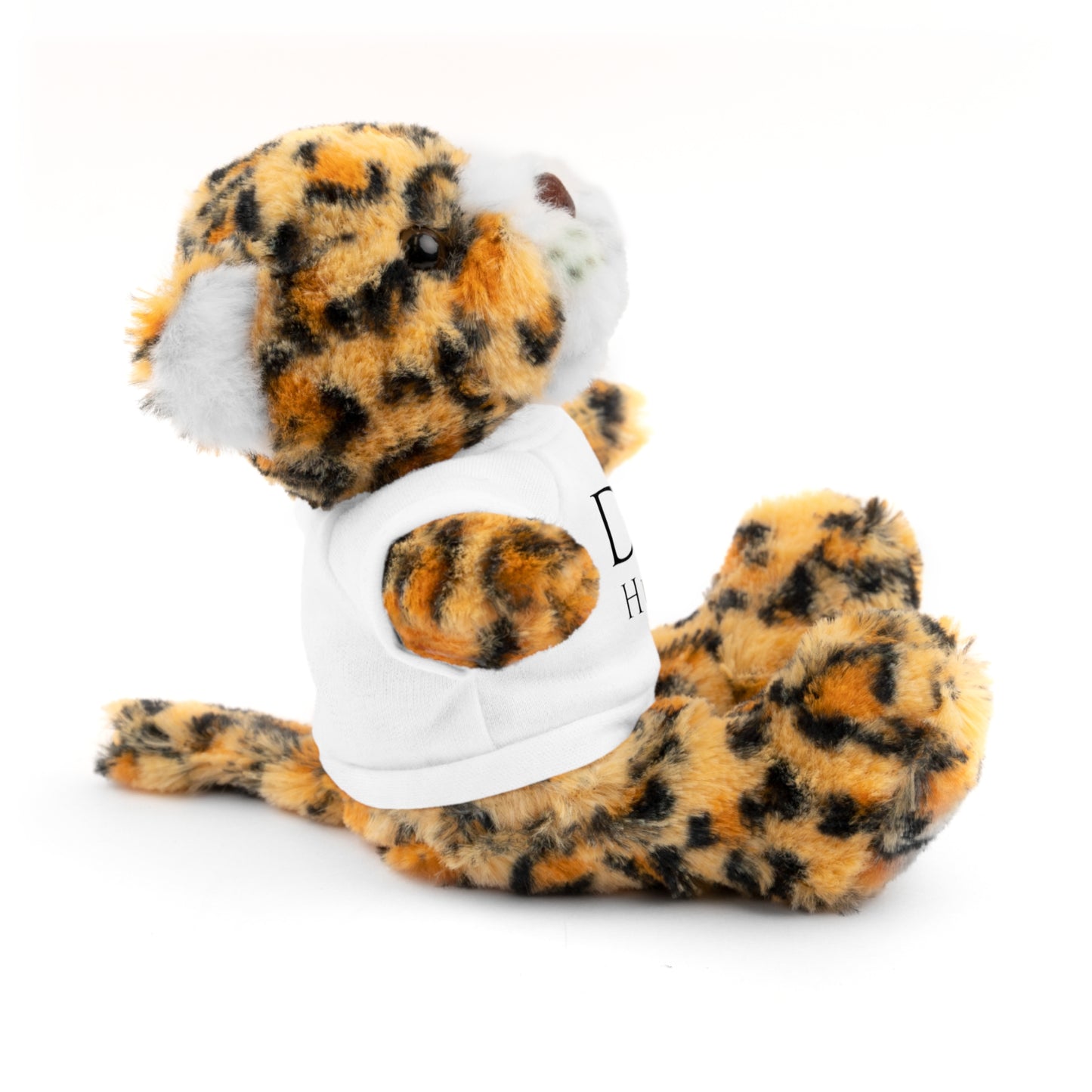 Don Hustler Stuffed Animal with Tee, Custom Teddy Bear Gift, Cute Plush Toy for Kids, Unique Birthday Present, Huggable Keepsake