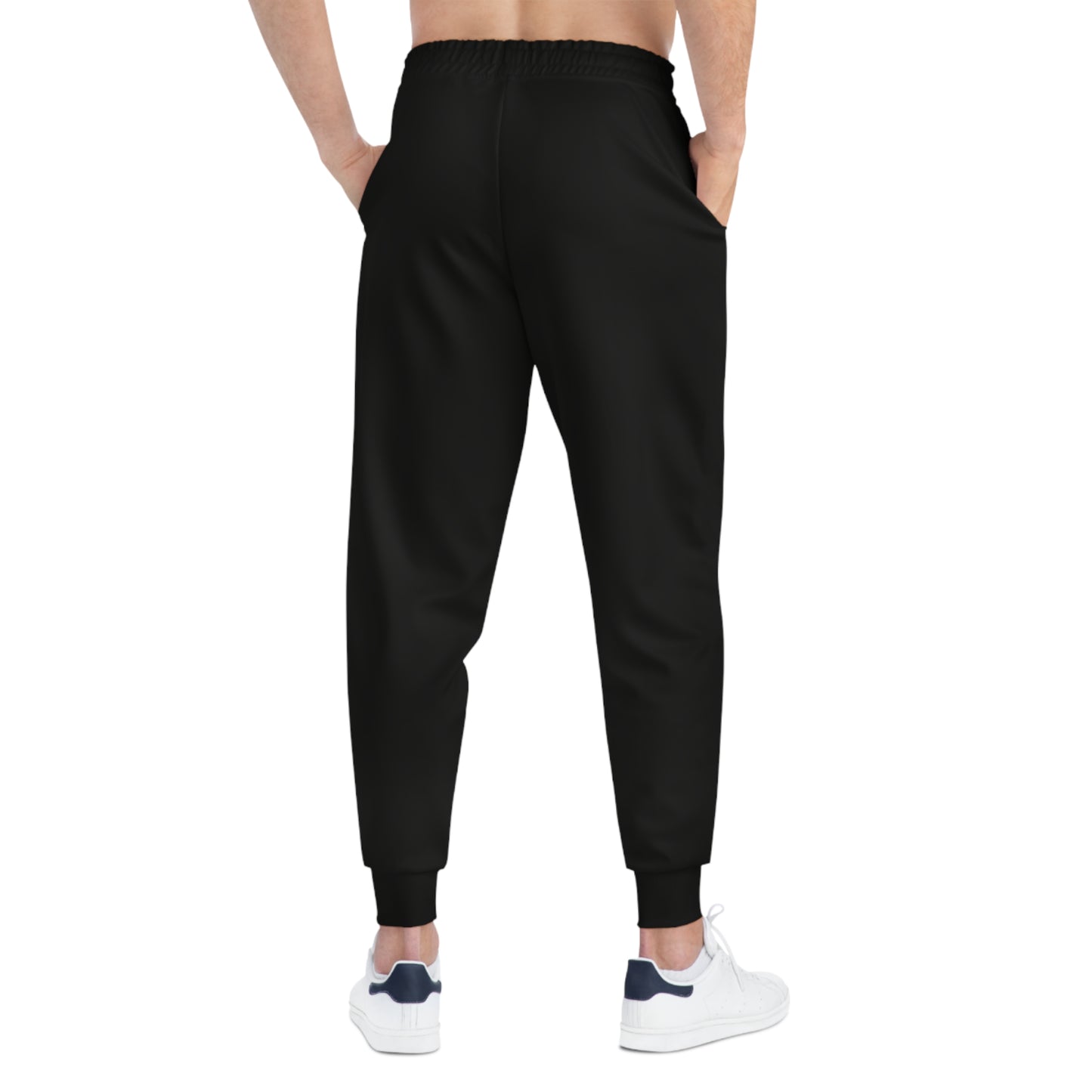 OG Don Athletic Joggers — Black Graphic Joggers with 'O.G. Don' Chest Crest