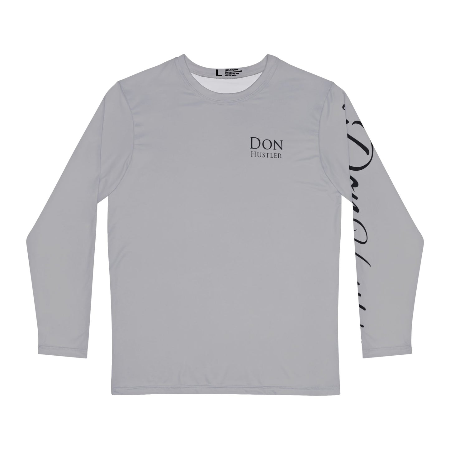 Don Hustler Men's Long Sleeve- Urban Fashion, Outdoor Style, Casual Wear, Gift for Him, Travel Enthusiast