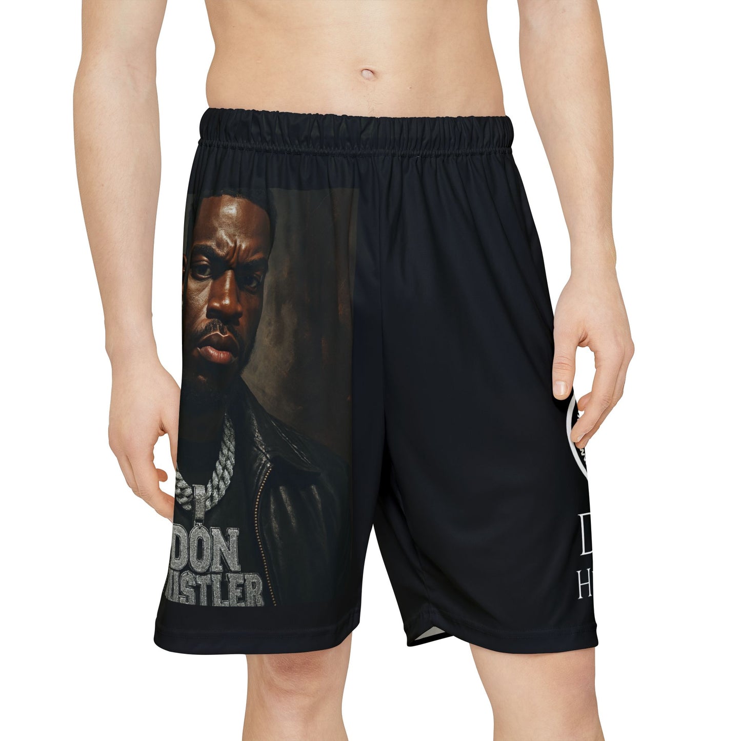 Don Hustler Men’s Sports Shorts - Stylish Athletic Wear, Casual Fashion, Unique Gift for Fitness Lovers, Summer Shorts, Gym, Sportswear