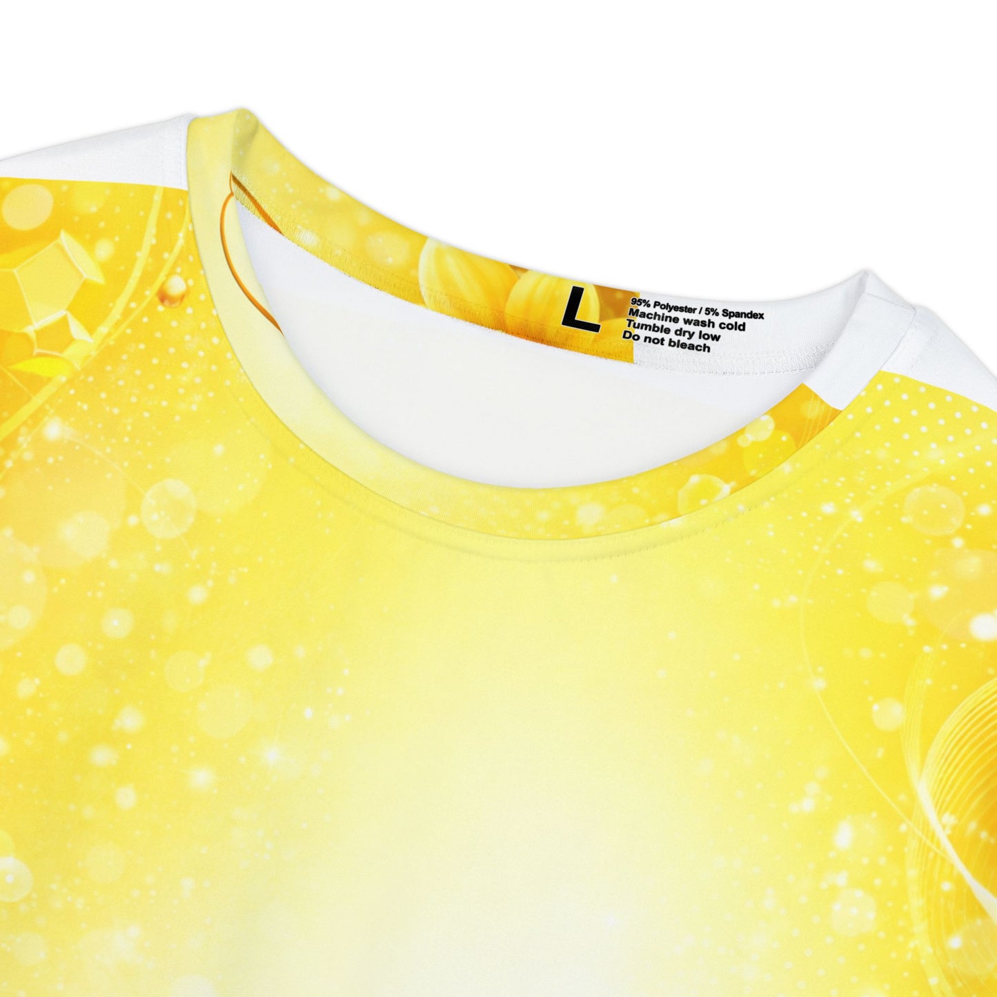 Kayla Floral Name Tee — Women's Yellow Daffodil Short Sleeve Shirt