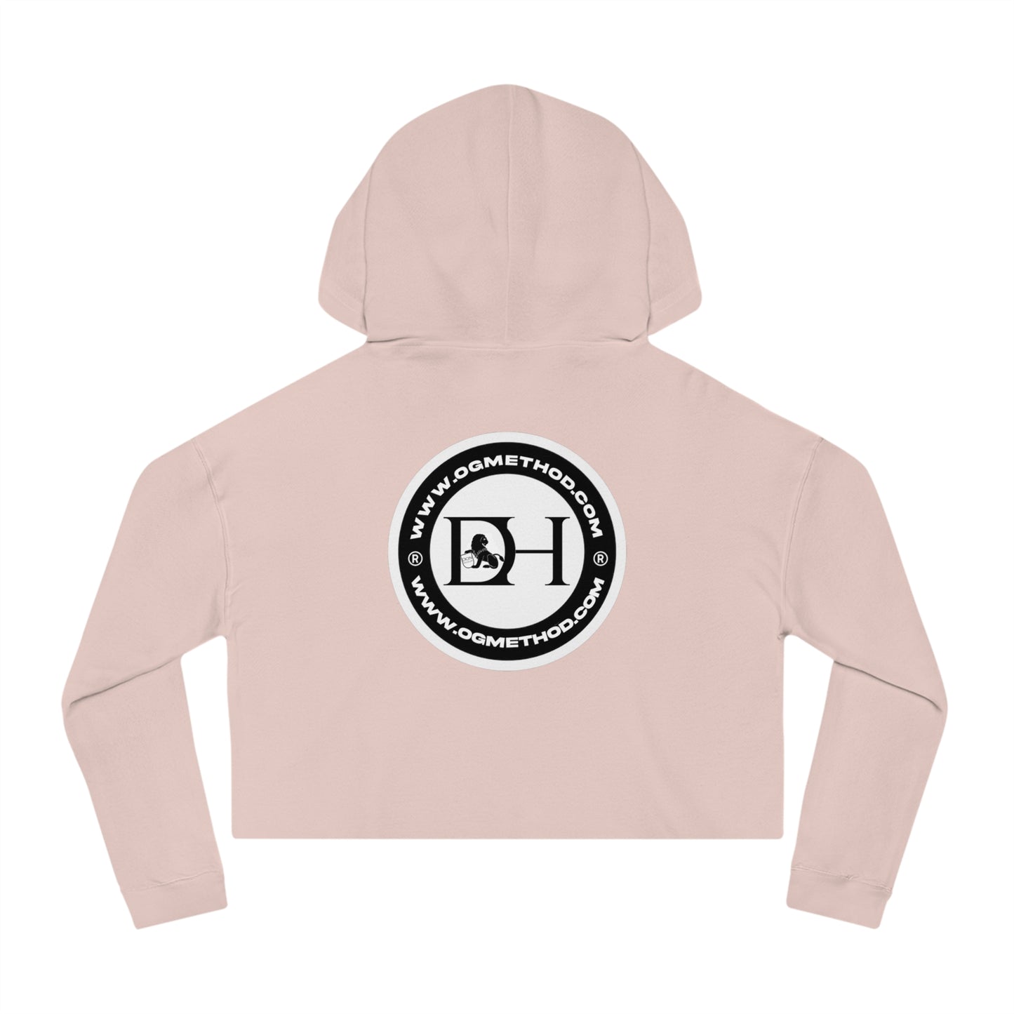Don Hustler Cropped Hooded Sweatshirt - Comfortable Streetwear, Fashionable Gift for Her, Casual Chic Outfit,