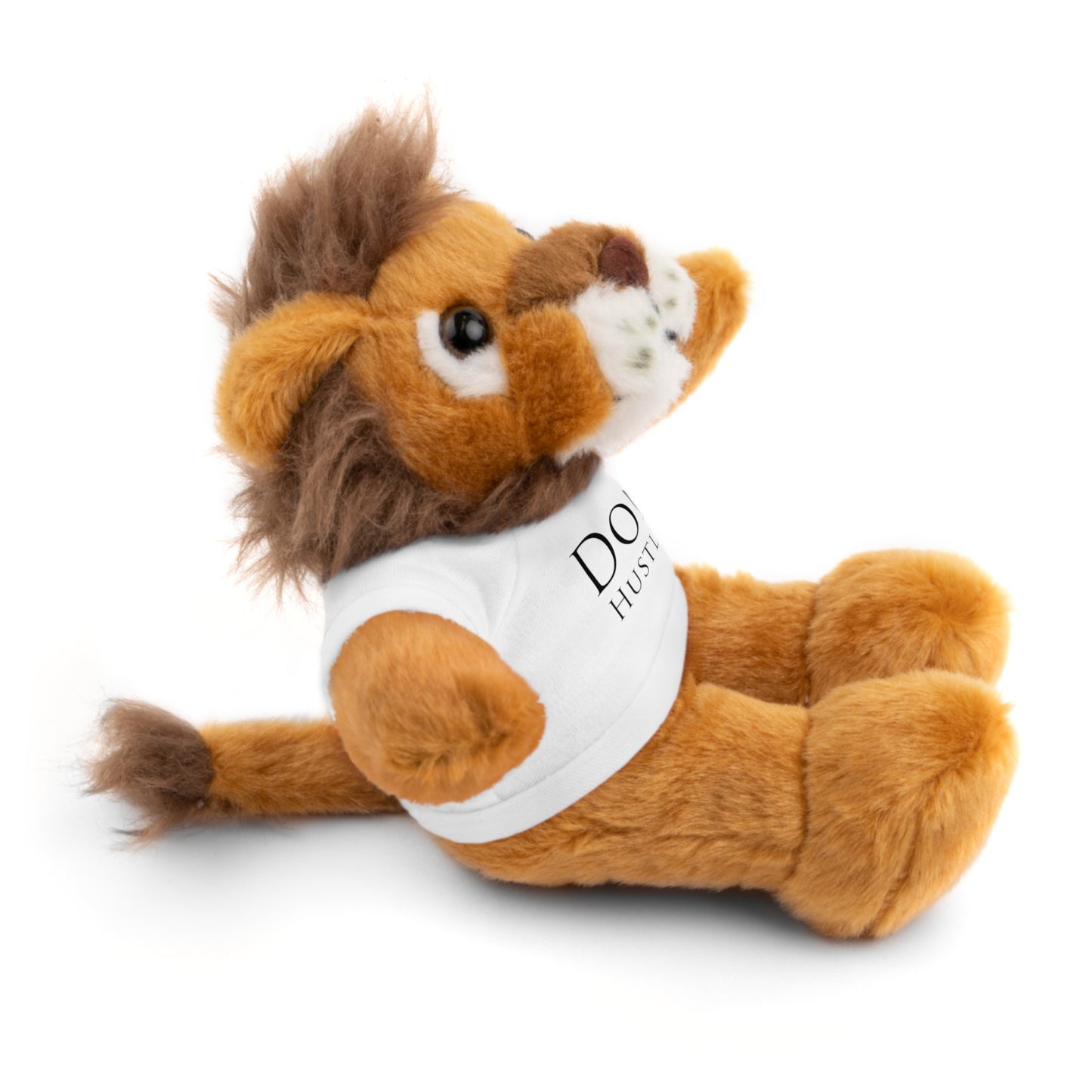 Don Hustler Stuffed Animal with Tee, Custom Teddy Bear Gift, Cute Plush Toy for Kids, Unique Birthday Present, Huggable Keepsake