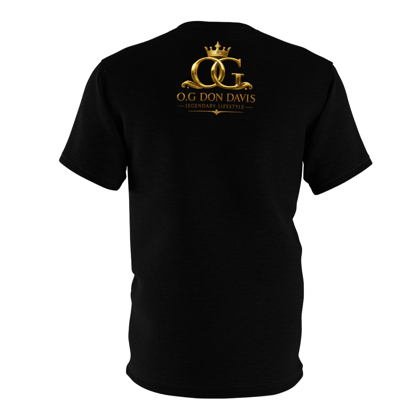 Crested Tee — “O.G. Don Davis” Gold Heraldry T-Shirt