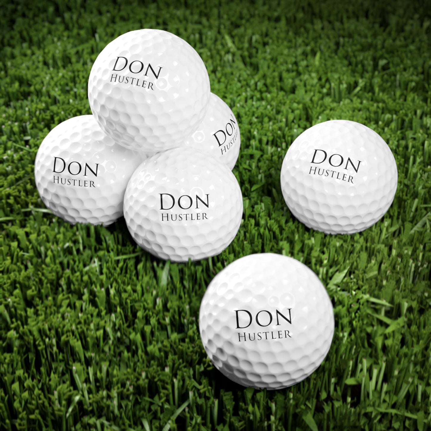 Don Hustler Golf Balls - 6-Pack Premium Golf Balls