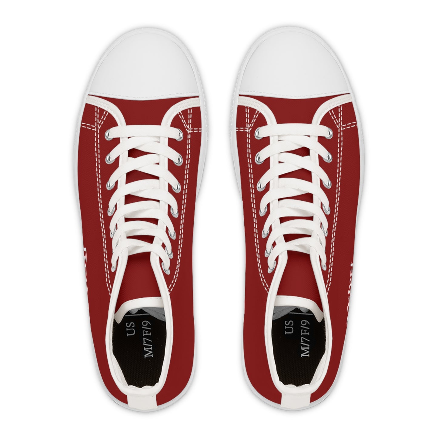 Red Velvet Sneakers — Bold Red Canvas Women's Casual Shoes