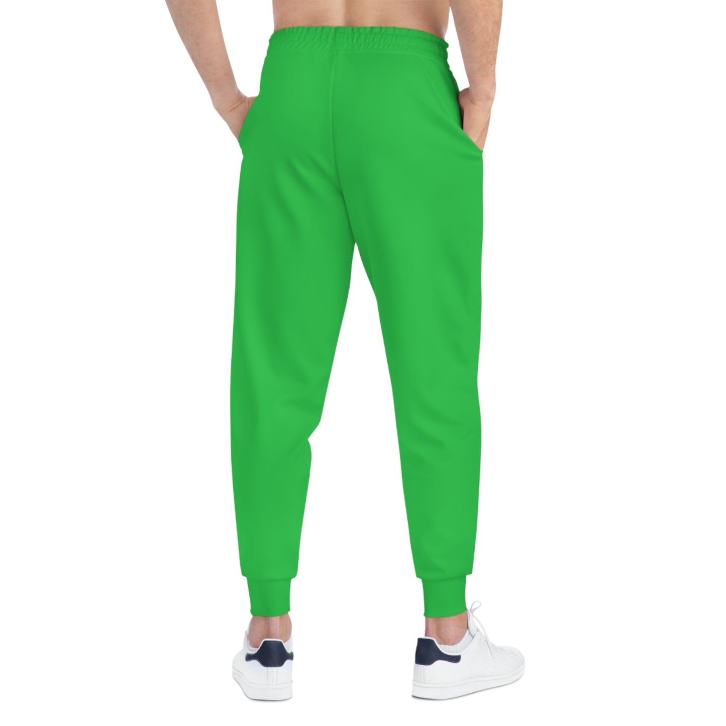 O.G. Don Davis GreenCrest Athletic Joggers —Green Branded Streetwear Sweatpants