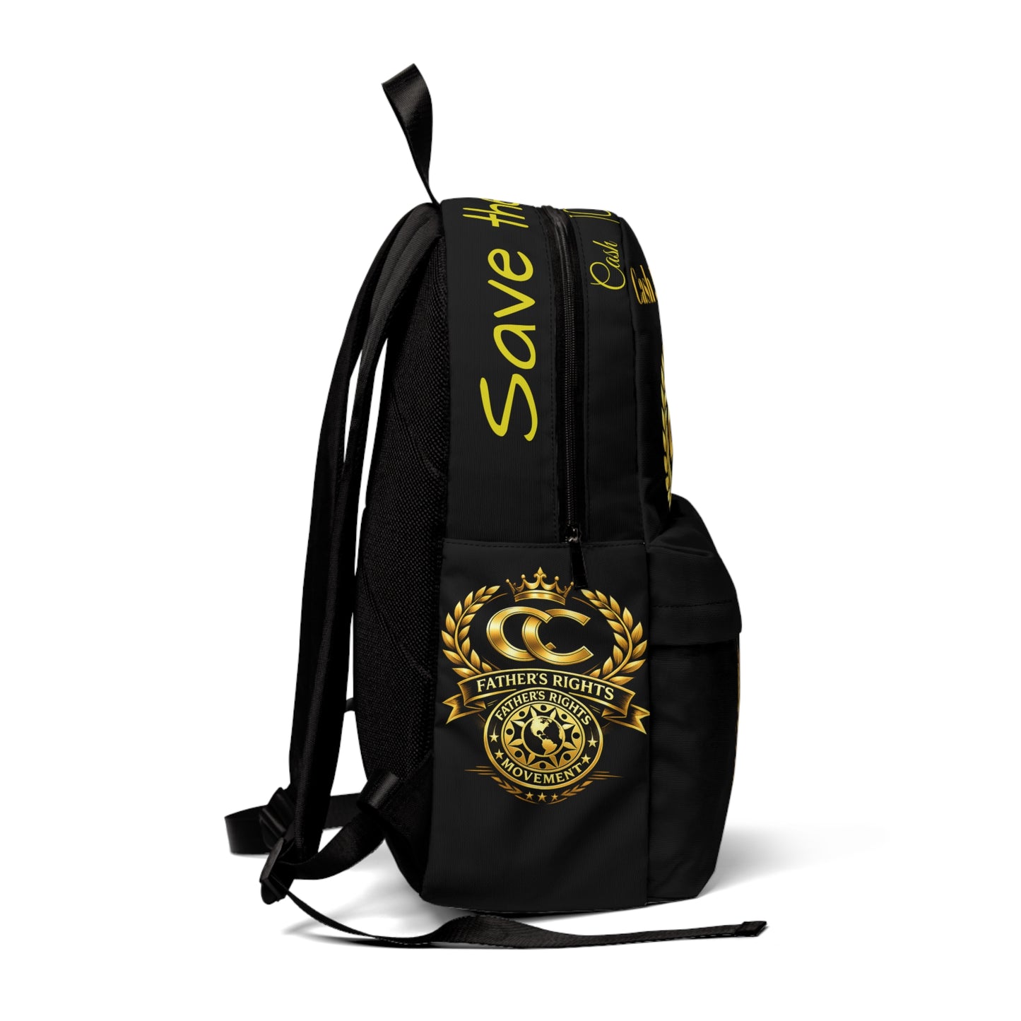 Cash Joe Szabo Gold Crest Backpack — Father's Rights Emblem