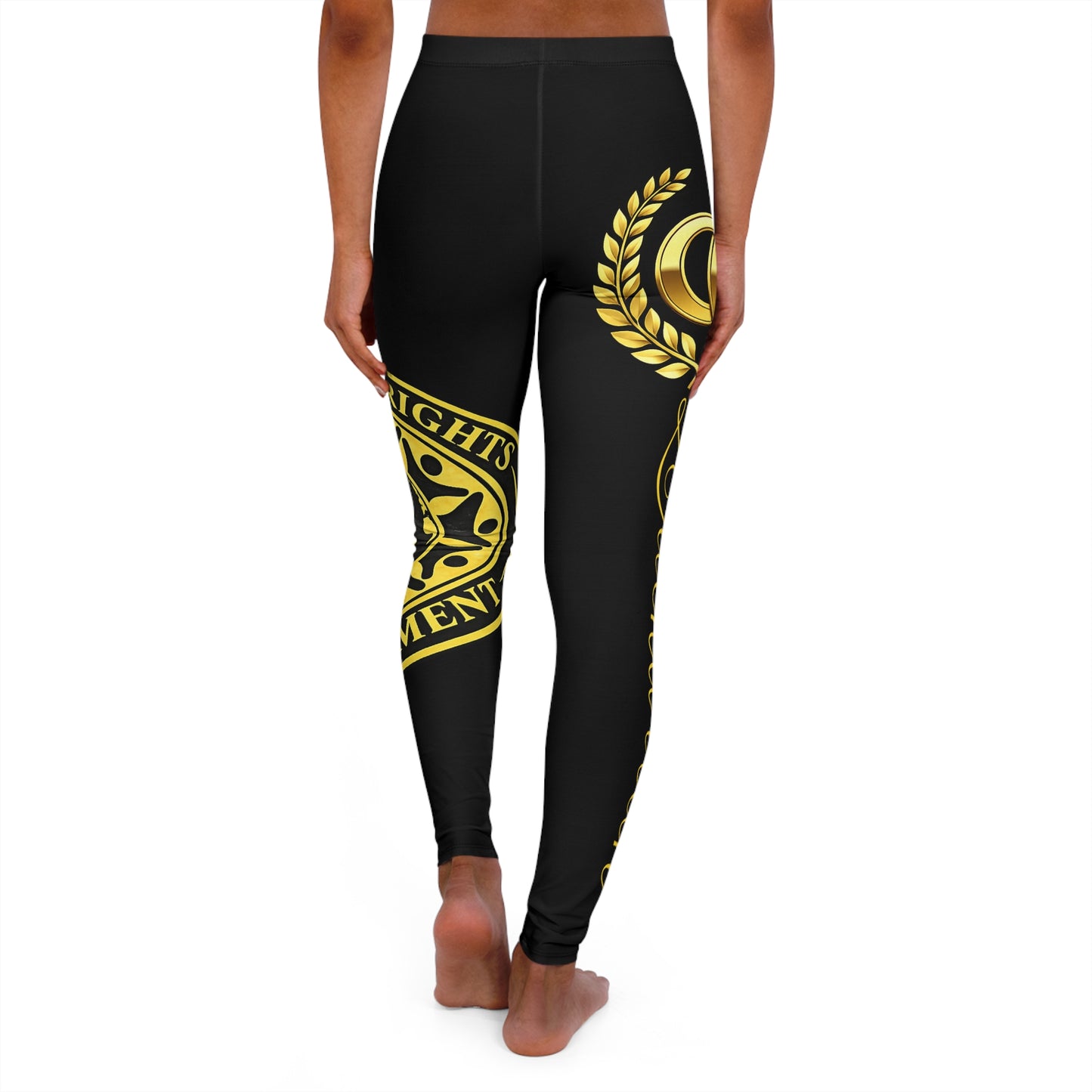 Paula's Fathers rights Emblem Leggings — Women's Graphic Fitness Leggings