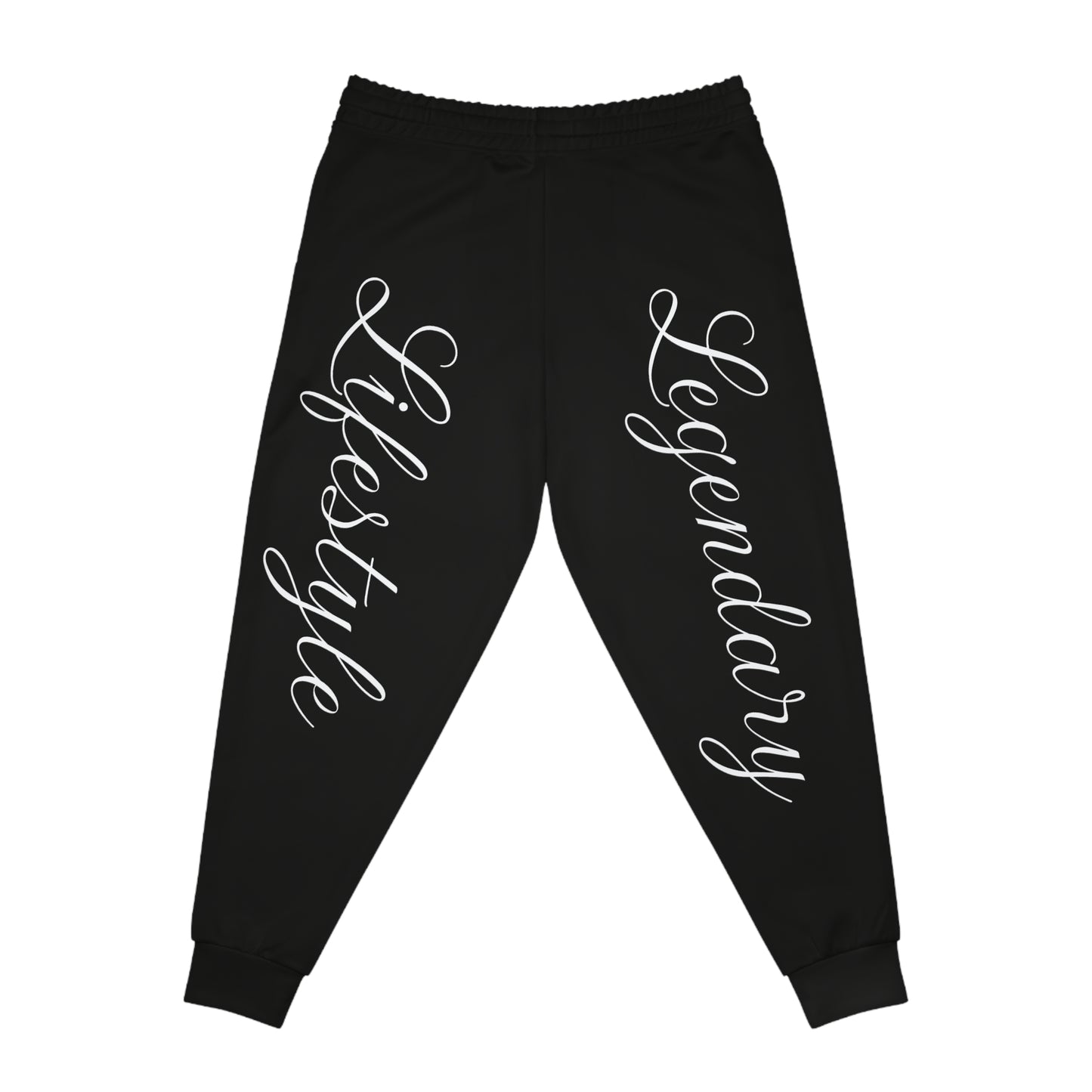 OG Don Athletic Joggers — Black Graphic Joggers with 'O.G. Don' Chest Crest