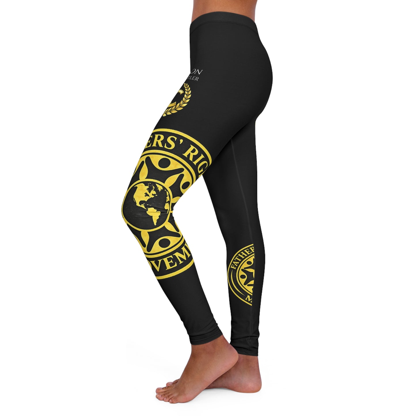 Paula's Fathers rights Emblem Leggings — Women's Graphic Fitness Leggings