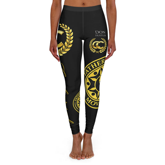 Paula's Fathers rights Emblem Leggings — Women's Graphic Fitness Leggings