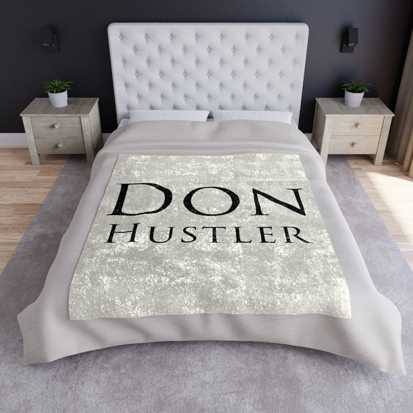 Crushed Velvet Don Hustler Blanket