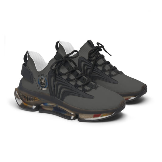 Don Hustler Grey Breathable Mesh Sneakers — Lightweight Athletic Running Shoes