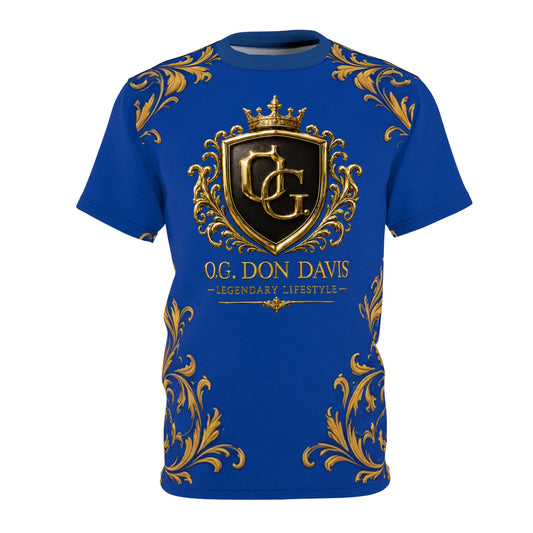 Crested Seal Tee — “O.G. Don Davis” Light blue Crested T-Shirt