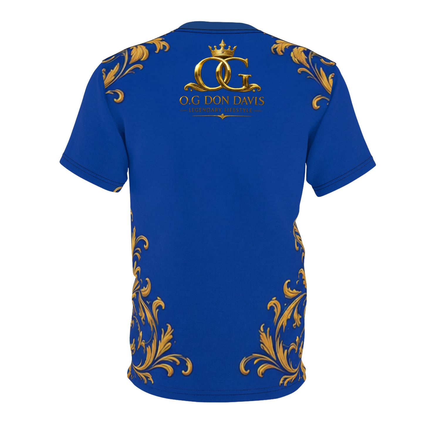 Crested Seal Tee — “O.G. Don Davis” Light blue Crested T-Shirt
