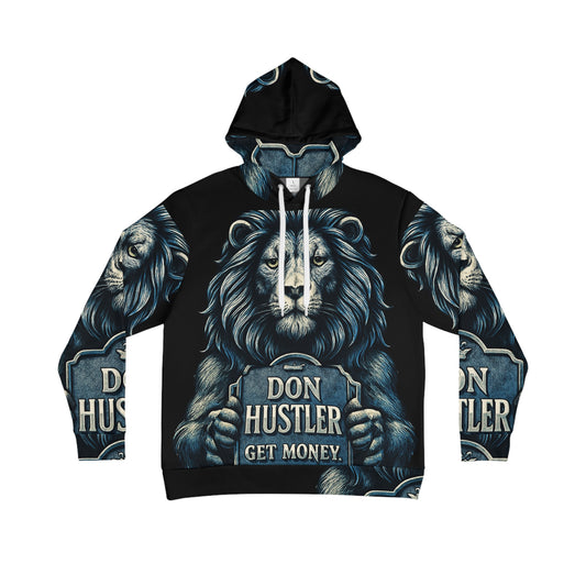 Don Hustler Lion Stone – Get Money, Stay True' Graphic Hoodie