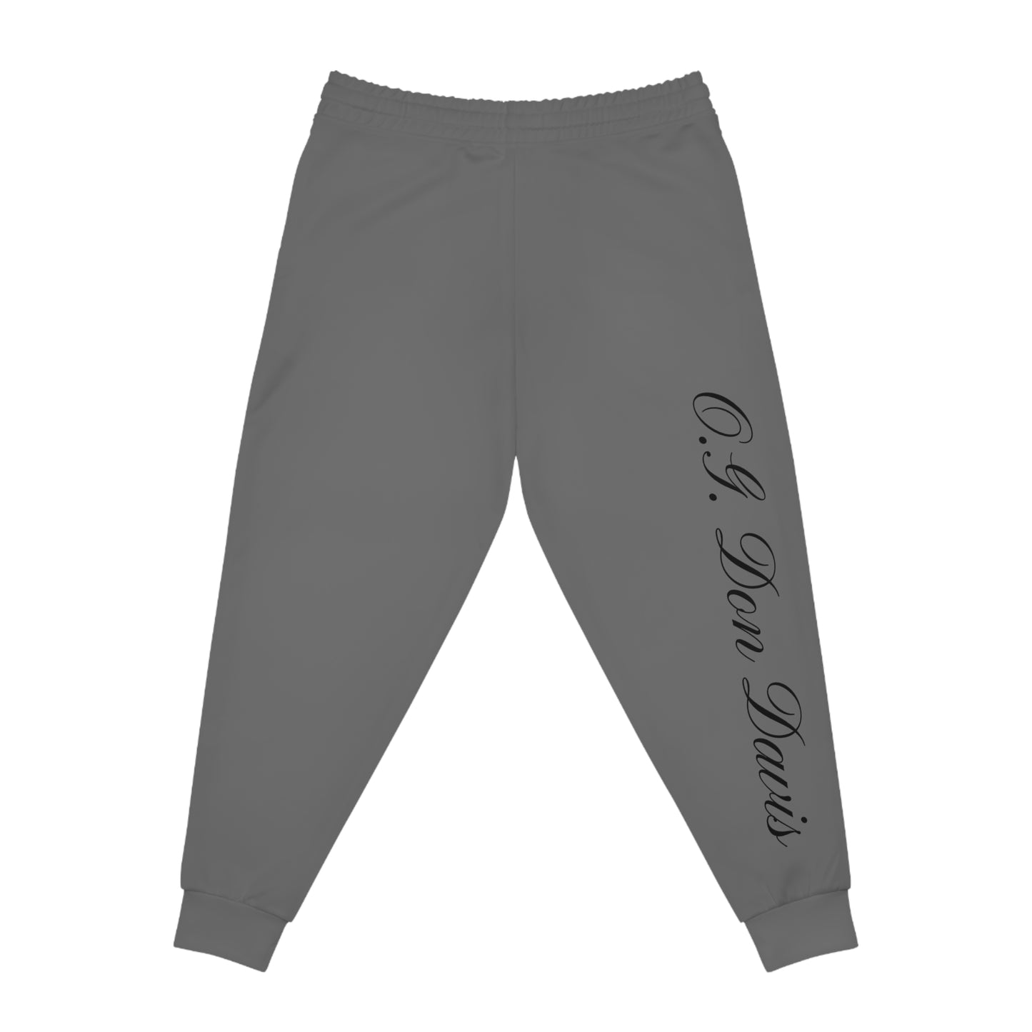 OG Don Davis Crown Logo Joggers — Athletic Sweatpants with 'Legendary Lifestyle' Graphic