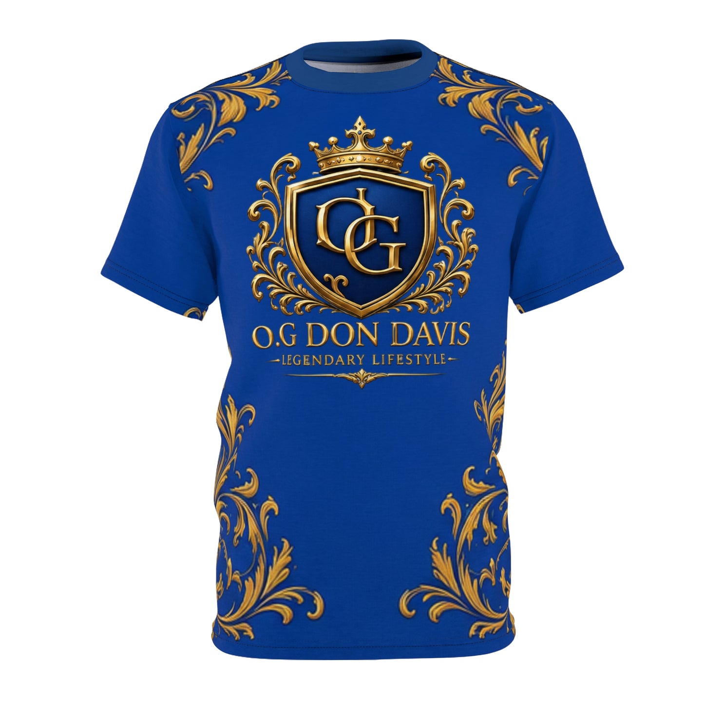 Crested Seal Tee — “O.G. Don Davis” Light blue Crested T-Shirt