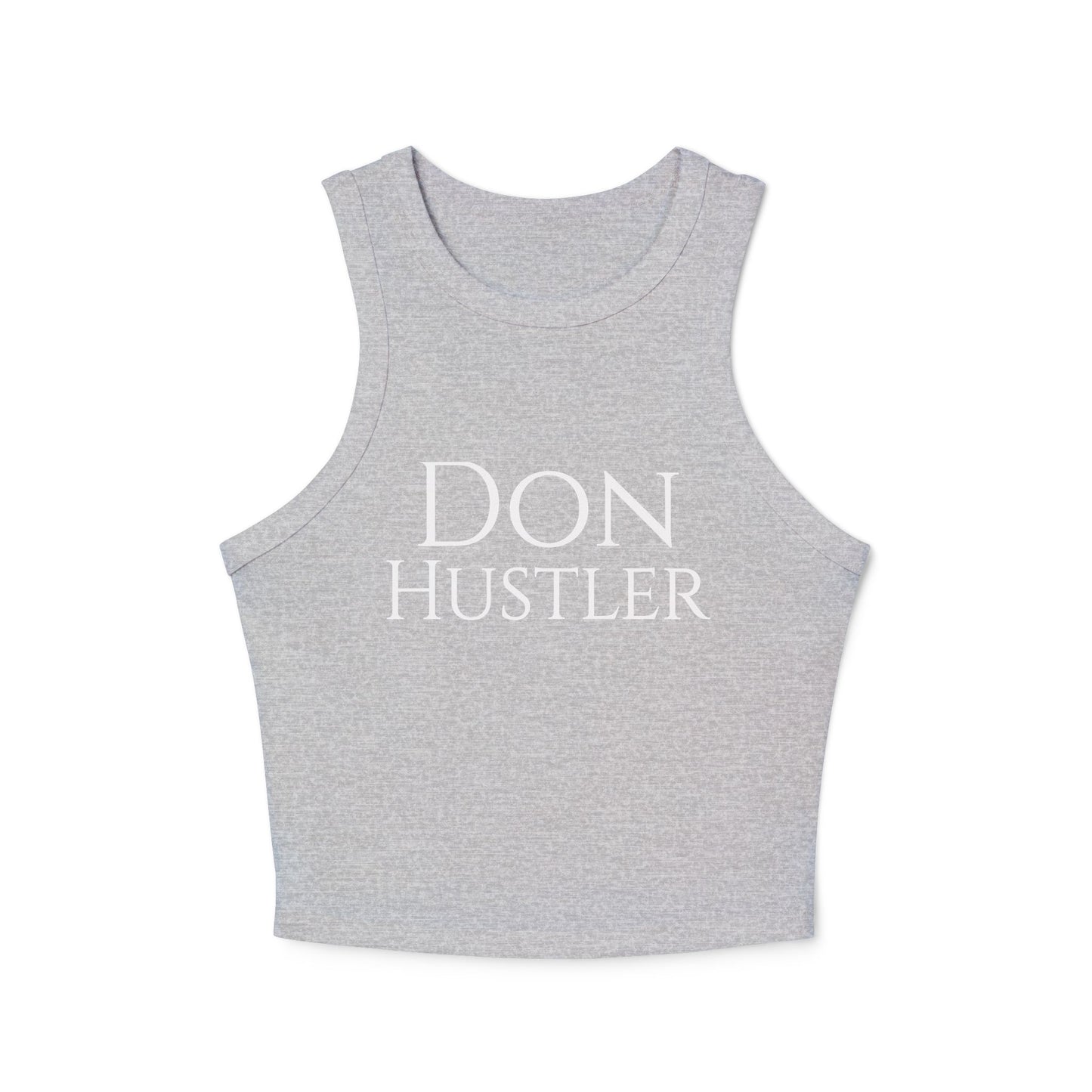 Don Hustler Women's Micro Rib Tank Top - Casual Wear, Active Days, Gifts, Summer Vibes
