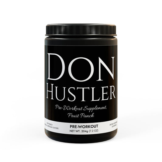 Don Hustler Pre-Workout Supplement, Fruit Punch (204g, 7.1oz)