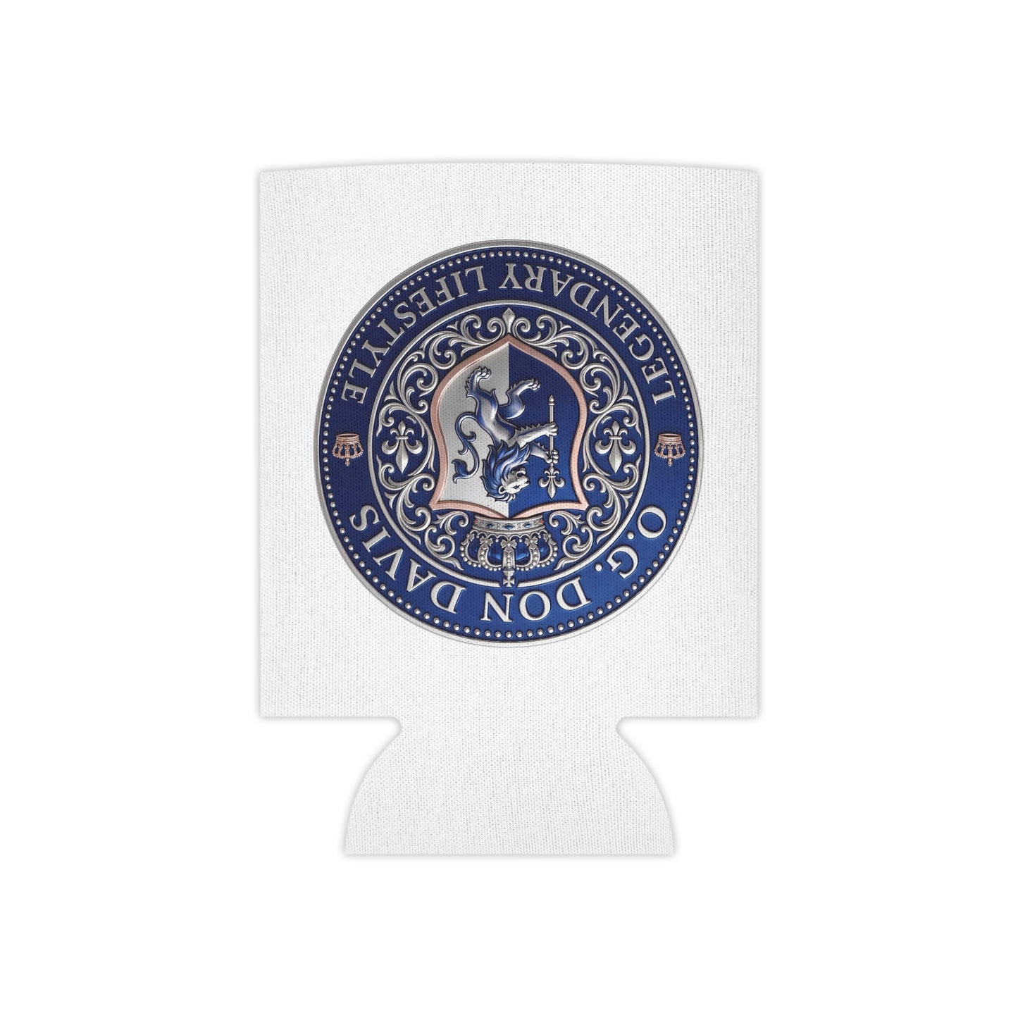 Can Cooler — O.G. Don Davis Crest "Legendary Lifestyle" Beer Can Koozie
