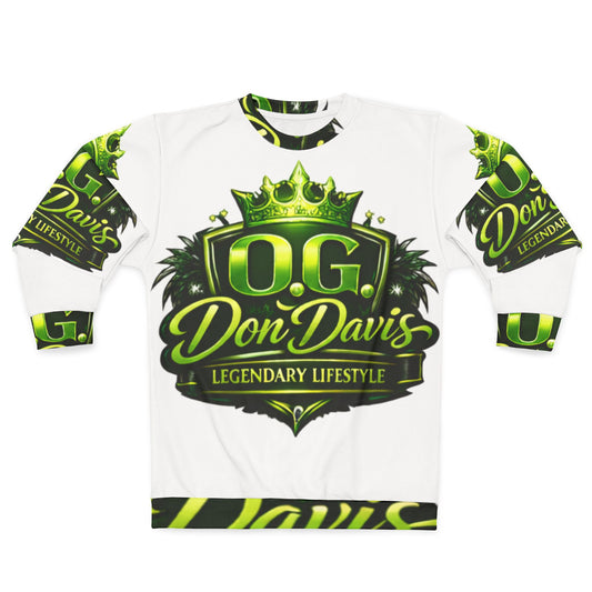 O.G Don Davis Sweatshirt – Lime Green Emblem
