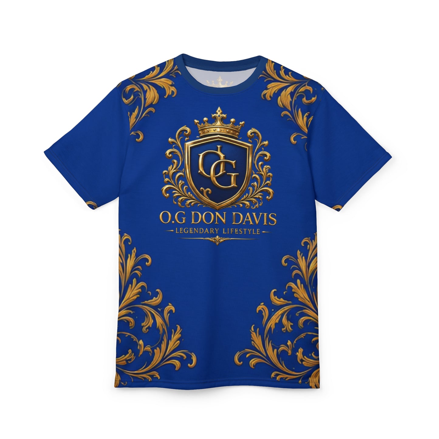 Crested Seal Tee — “O.G. Don Davis” Light blue Crested T-Shirt