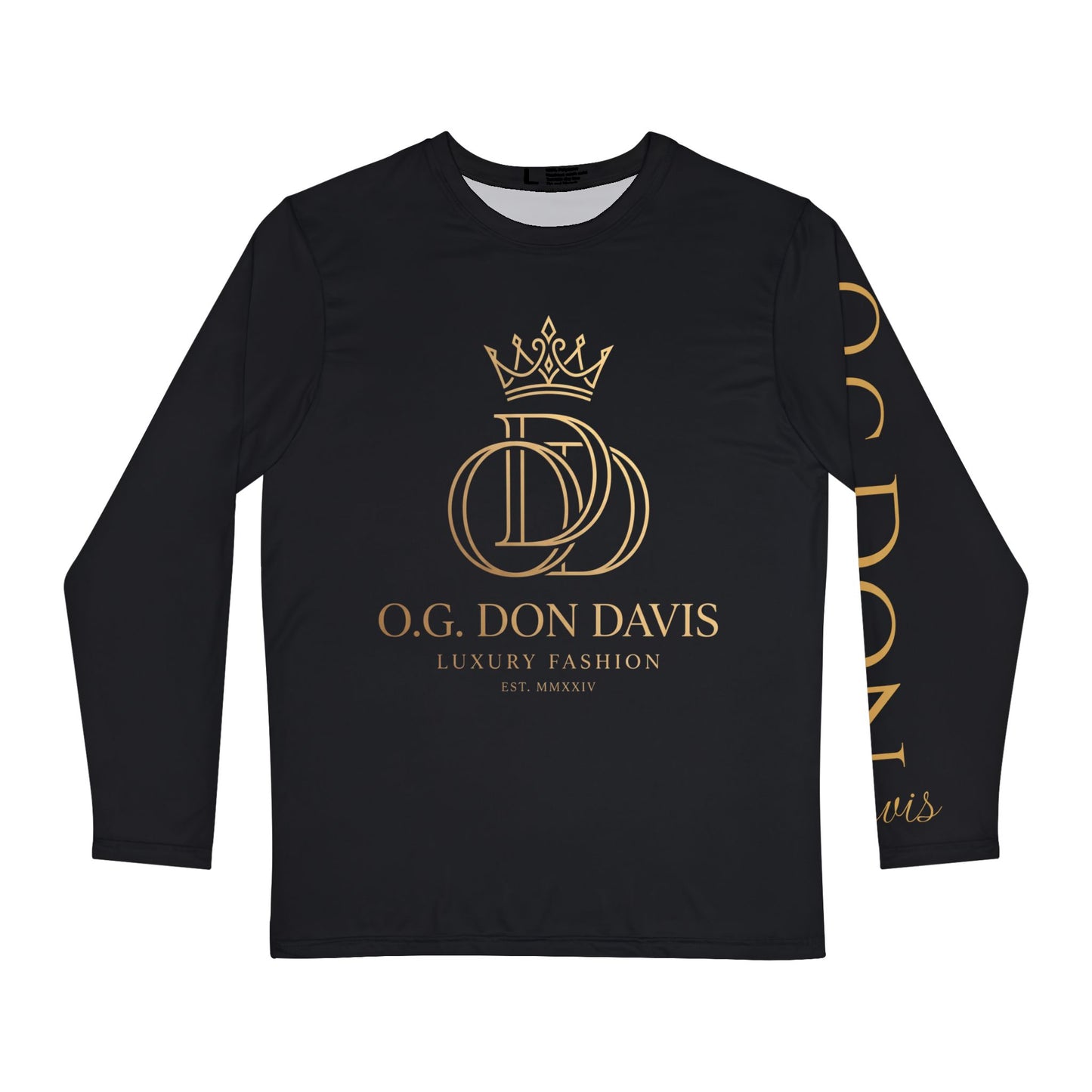 O.G. Don Davis Luxury Logo Long Sleeve Shirt
