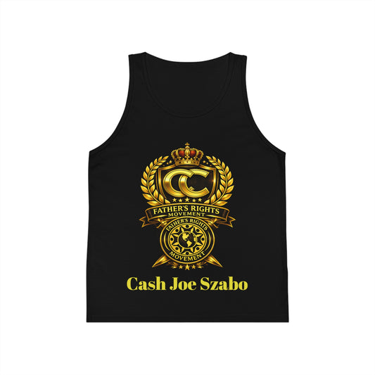 Kid Tank Top — Gold 'Cash Joe Szabo' Father's Rights Crest