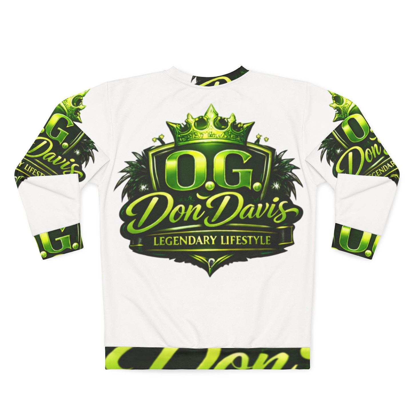 O.G Don Davis Sweatshirt – Lime Green Emblem