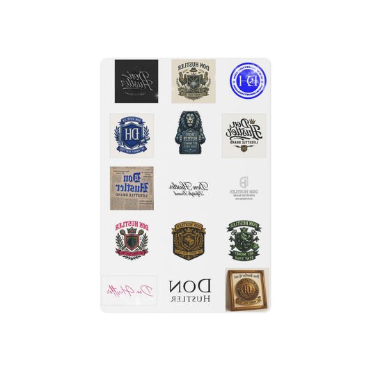 Vintage Crest Temporary Tattoo Sheet — Retro Badges & Emblems Pack
