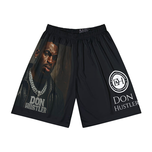 Don Hustler Men’s Sports Shorts - Stylish Athletic Wear, Casual Fashion, Unique Gift for Fitness Lovers, Summer Shorts, Gym, Sportswear